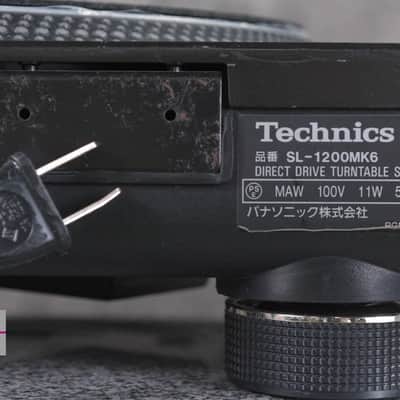 Technics SL-1200MK6 Black Direct Drive DJ Turntable in Good Condition. image 25