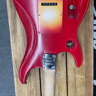 Washburn N1 Nuno Bettencourt - Red Yellow Burst Refinish image 9