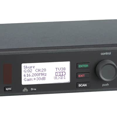 Shure ULXD4-H50, Single-Channel Digital Wireless Receiver - H50 (534-598 MHz) image 1