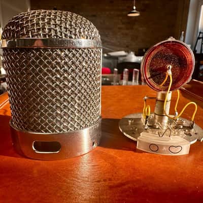 Neumann U47 Big Badge with M7 and early black PSU! ORIGINAL vintage full set image 4
