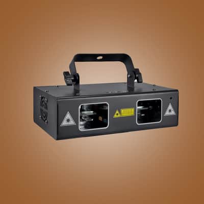 DJ Lights Party Lights, Gruolin RGB Full Color Laser Stage Light Music Sound Activated & DMX Control image 2