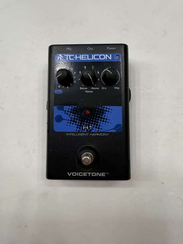 TC Helicon Voicetone H1 Intelligent Harmony Vocal Effect Pedal + Power Supply image 1