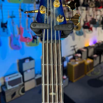 Used Ibanez SR2605E-CBB Premium Soundgear Bass - Cerulean Blue Burst, Free Plek and Ship! image 6