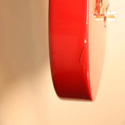 Fender American Standard Telecaster Red Finish Maple Fingerboard electric guitar used 1992 image 12