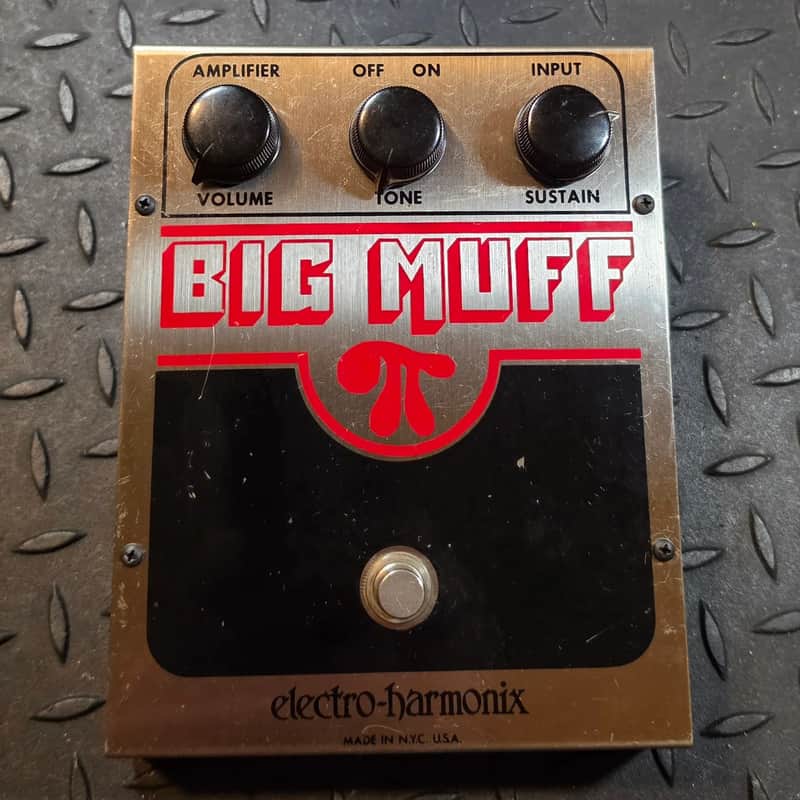 Electro-Harmonix Big Muff Pi Fuzz V3 1976 on/off EH3003 Board BC239 Transistors Vintage image 1