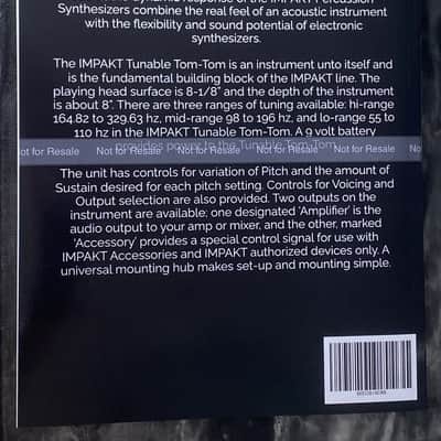 Impakt Percussion Synthesizer instruction manual image 6