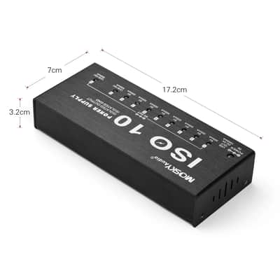 Mosky ISO 10 Isolated Output Guitar Bass Effect Pedal Power Supply 9V 12V 18V image 3