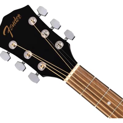 Used Fender FA-125 Dreadnought Acoustic Guitar w/Gig Bag - Sunburst image 4