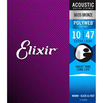 Elixir 11000 ACOUSTIQUE POLYWEB XL 10-47 image 2