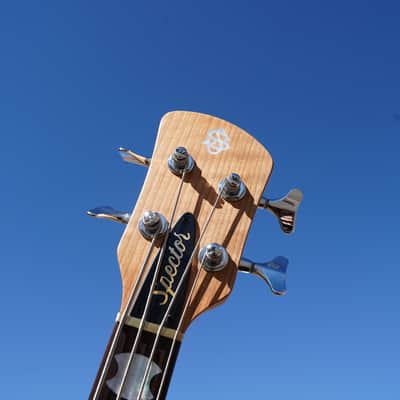 Spector USA NS-2 - Oiled Solid Cherry Wings 4-String Electric Bass Guitar w/ Black Tolex Case (NAMM 2024) image 3
