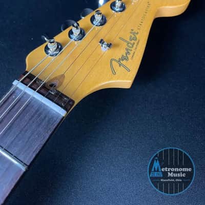 Fender American Professional Classic Stratocaster - HSS, Faded Sherwood Green Metallic image 8