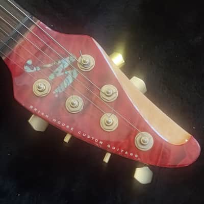 Brian Moore CP90TP.13 2001 - Cherry sunburst - Flame image 5
