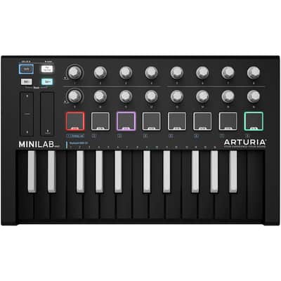 Arturia MiniLab MKII Inverted MIDI Controller Black