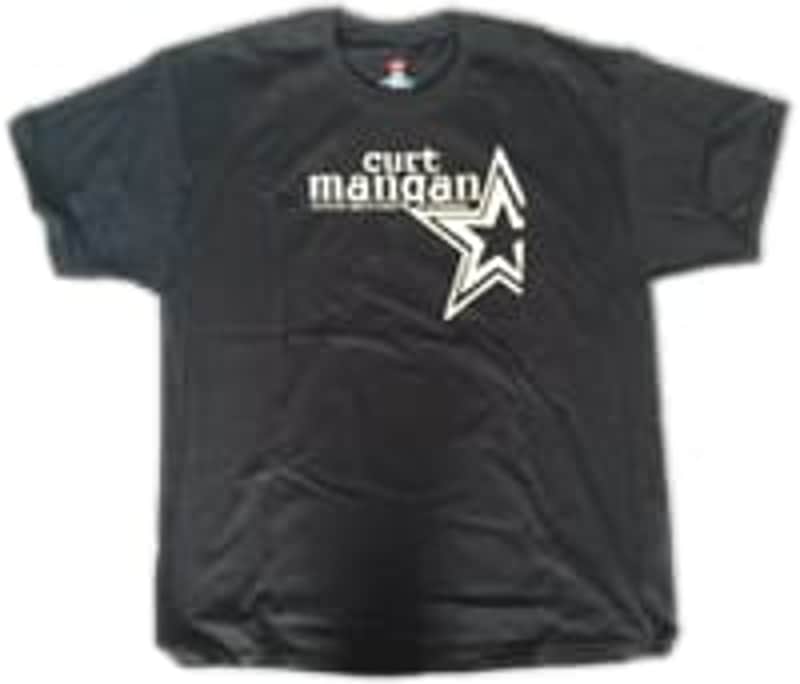 Curt Mangan Medium T-Shirt 100% Cotton black image 1