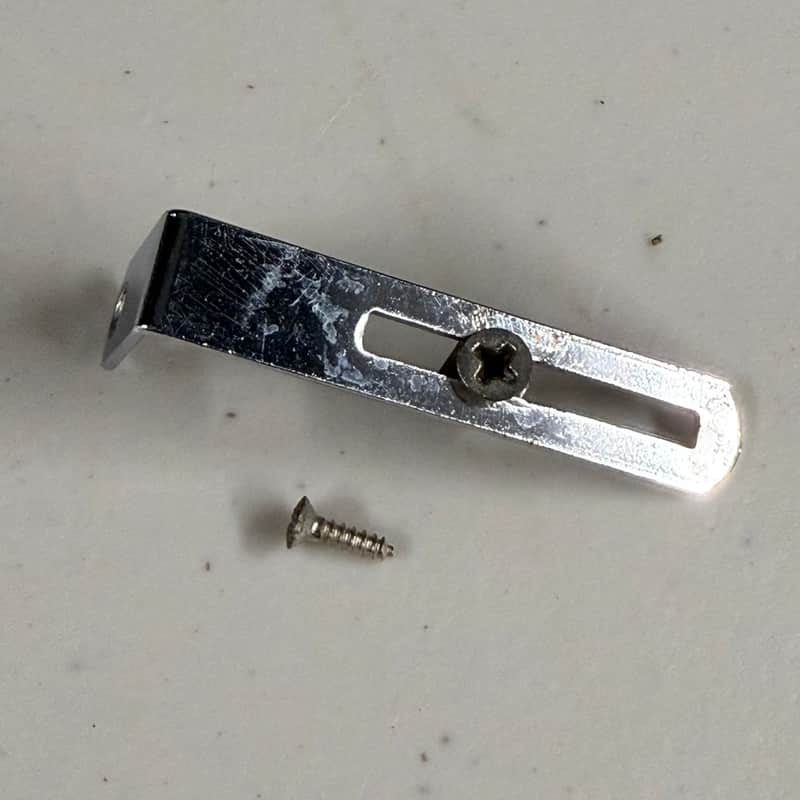 Gibson Les Paul Pickguard Bracket with Screws and Nut 1970's (M-581) image 1