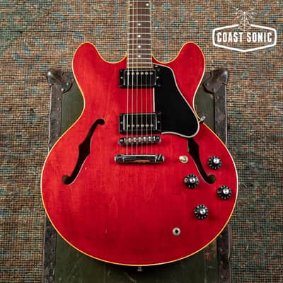 1979 Gibson ES-335 Dot neck, patent number pickups, factory stop tail w/ case image 5