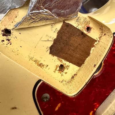 Fender Mustang Guitar with Rosewood Fretboard 1965 -Olympic White image 16