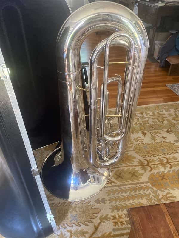 Jinbao Contra marching tuba 2010s - Silver image 1