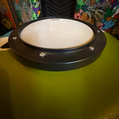 Remo Silentstroke Practice Pad - Tunable Black Silentstroke Drum Head 8" 2010s - Black image 3
