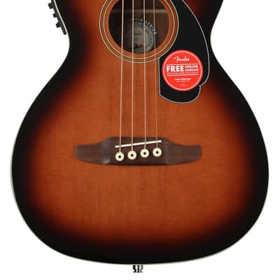 Fender Kingman Acoustic-electric Bass - Shaded Edge Burst image 1