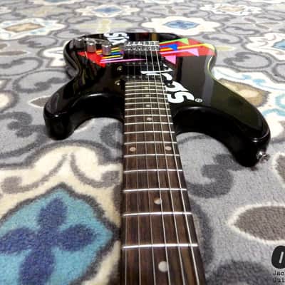 Six Flags Stratocaster Electric Guitar (2000s, Six Flags Logo Finish) image 13
