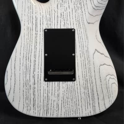 Tom Anderson T Classic Contoured, Swamp Ash Body, SC1 SC1 TF3, 62 Pete, High Gloss White with Black Dog Hair, w/Bag image 14