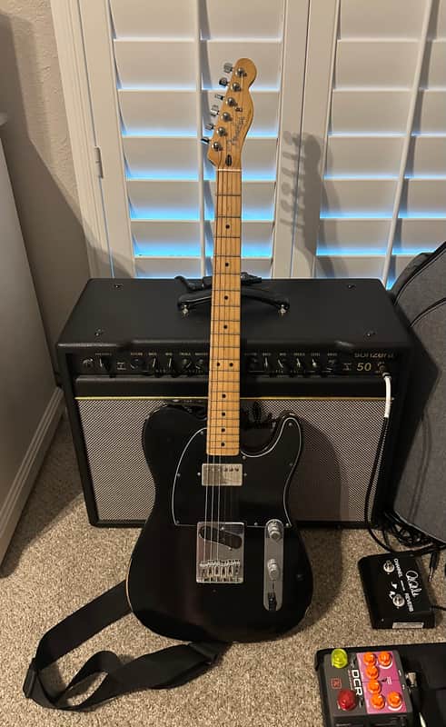Fender Road Worn '72 Telecaster Deluxe with Maple Fretboard 2010 - Black
