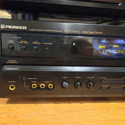 PIONEER  VSX-D466U receiver/PD-F507 25 cd changer  1997 w remote -refurbished image 6