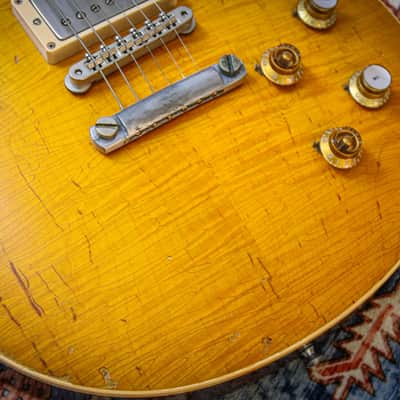 GIBSON USA Custom Shop Collector's Choice #1 Gary Moore Aged/Signed '59 Les Paul Standard Reissue "Butterscotch" (2010) image 7