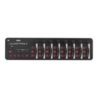 Korg NanoKONTROL2 Slim-Line USB MIDI Controller, 8 Faders, 24 Switches, 8 Knobs, Black image 2