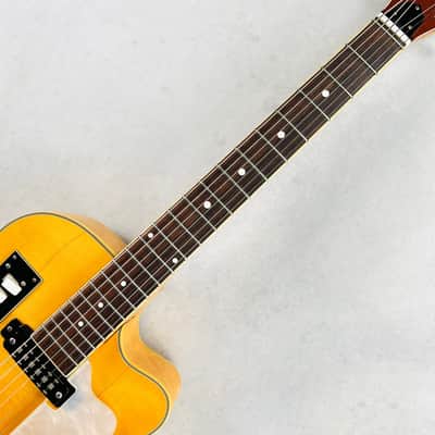 EKO Model 200 Hollow Body Guitar 1966 - Natural image 8