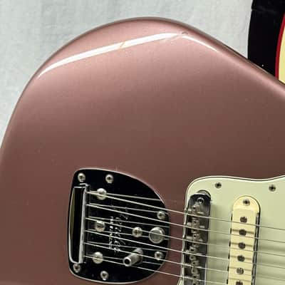 Fender 50th Anniversary Jaguar Guitar with Case 2012 - Burgundy Mist Metallic / Rosewood fingerboard image 4