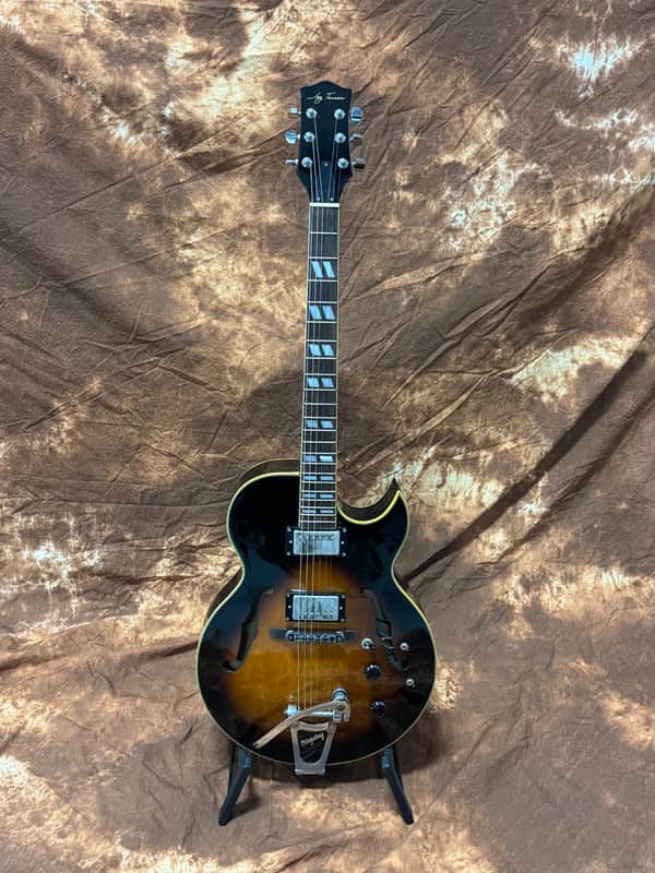Jay Turser Hollow body 2000 - Tobacco sunburst image 1
