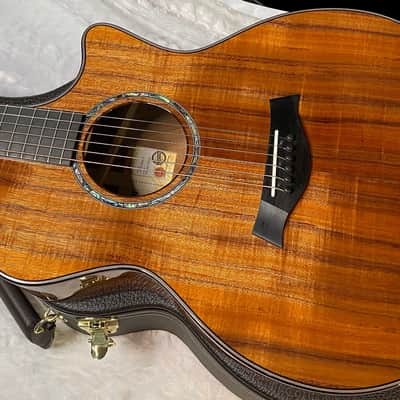 NEW! Taylor Custom 724ce Acoustic-Electric Guitar - Natural Gloss - AAAAA Hand Picked Koa - WOW! Authorized Dealer - G06770 image 9