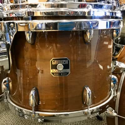 Gretsch Purewood Walnut 6pc Drum Set - 100% Walnut image 11