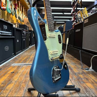 Fender Custom Shop 1964 Jaguar Journeyman Relic Electric Guitar Faded Aged Lake Placid Blue w/Hard Case image 11
