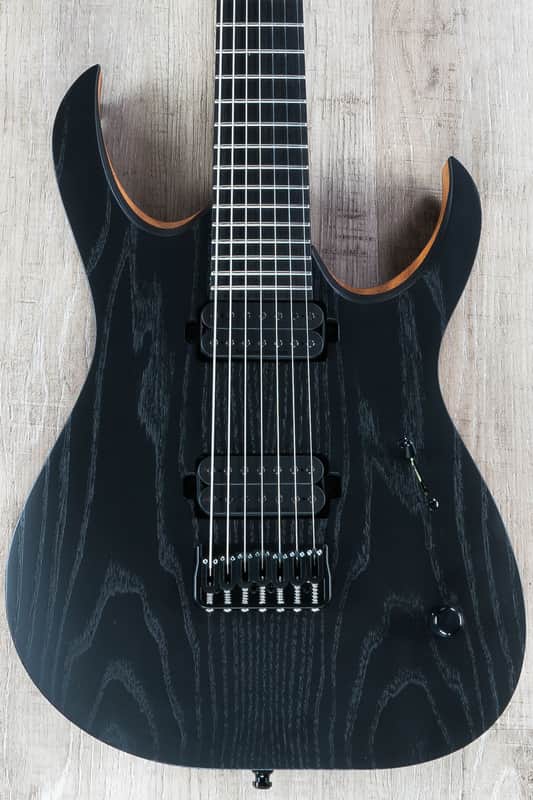 Mayones Duvell Elite Gothic 7 Guitar, Ash Top, Mahogany Body, Duncan Pickups image 1