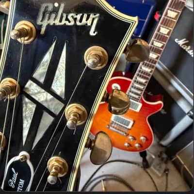 Gibson Custom Shop Historic Collection 3-Pickup '57 Les Paul Custom Black Beauty Reissue with Bigsby 1993 - 2002 - Ebony image 5