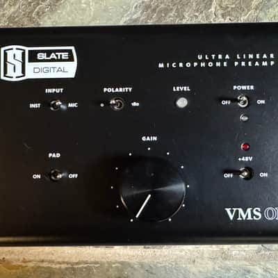 Slate Digital VMS ONE Ultra Linear Preamp 2016 - Black image 1