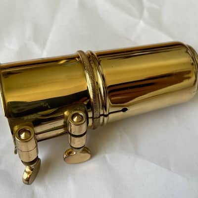 Vintage Selmer Paris Alto Saxophone Ligature and Cap Set - Listing #1 image 5