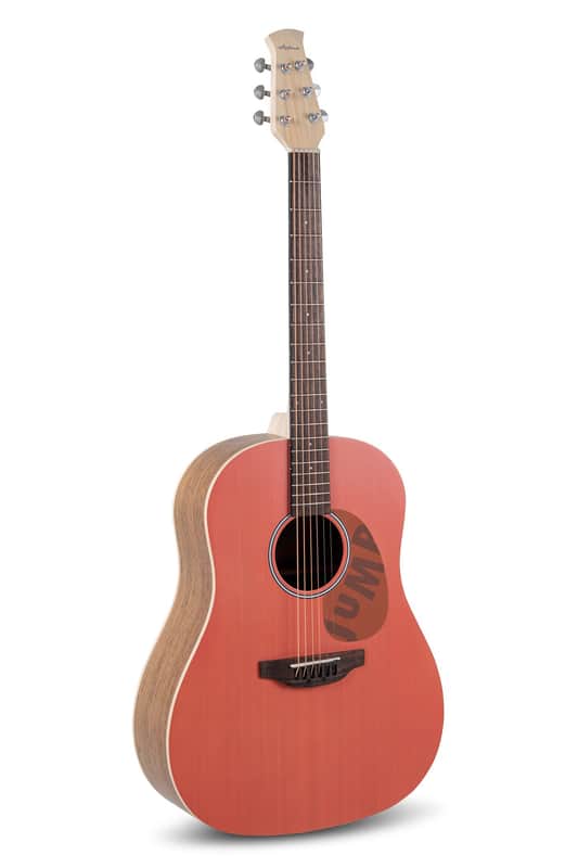 Ovation Applause Acoustic Guitar Jump Slope Shoulder Dreadnought, Peach (AAS-69-O) image 1