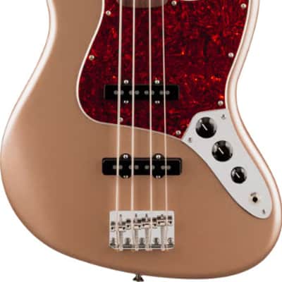 Fender American Professional Classic Jazz Electric Bass. Rosewood Fingerboard, Faded Firemist Gold image 2