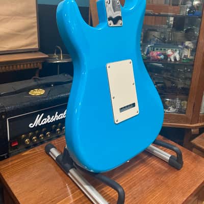 Fender Stratocaster 6.5 lbs. PC Miami Blue Roasted Maple Neck Fender 57/62 Pickups image 6