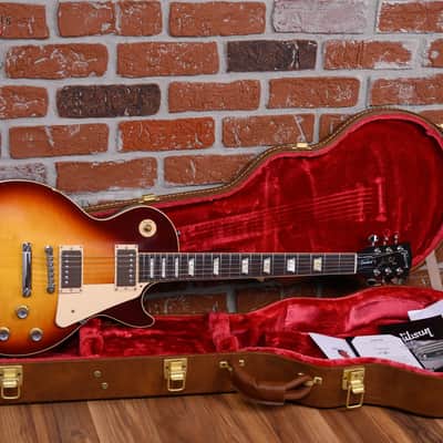 Gibson Les Paul Standard 60’s Mod Shop Plain Maple Top Satin Bourbon Burst 2022 w/OHSC image 2