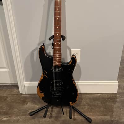 Charvel Charnel Pro-Mod Relic San Dimas Style 1 HH FR -Black 2024 - Weathered Black image 7