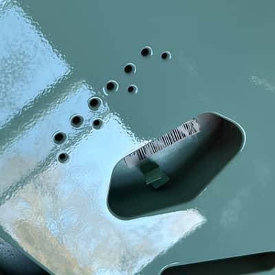 2020s Fender American 60s Telecaster guitar body Daphne Blue image 4