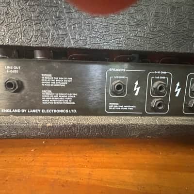 Laney AOR-100 pro tube 100w head 1989 - Black tolex image 8