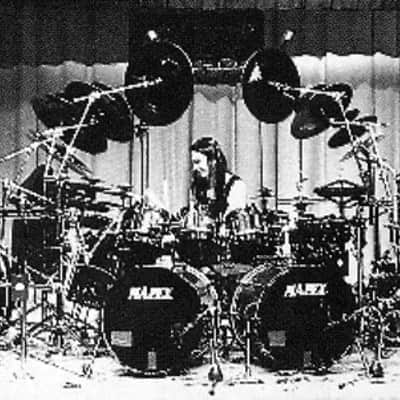 Terry Bozzio's -1990s Custom Made Mapex U.S. Maple 13-Piece Kit - Transparent Black Lacquer image 11
