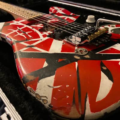Custom Van Halen 1982 Frankenstrat EVH Frankenstein replica image 2