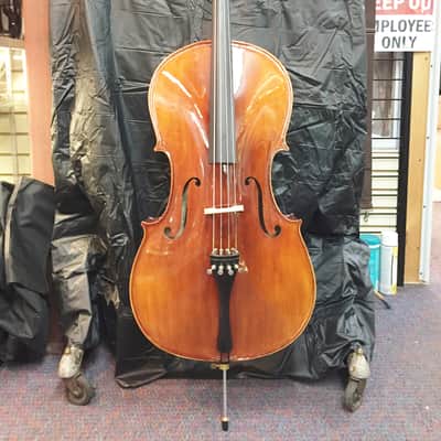 Celestini 4/4 Size 'Cello-Solid Wood High Flame-Shop Setup-Hard Case and Bow-NEW! image 1